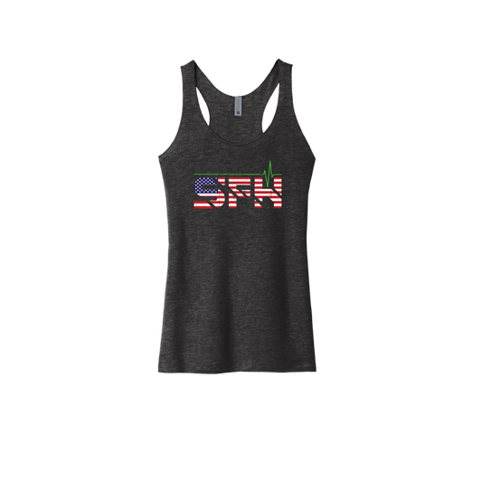 Womens American SFH Racerback Tank