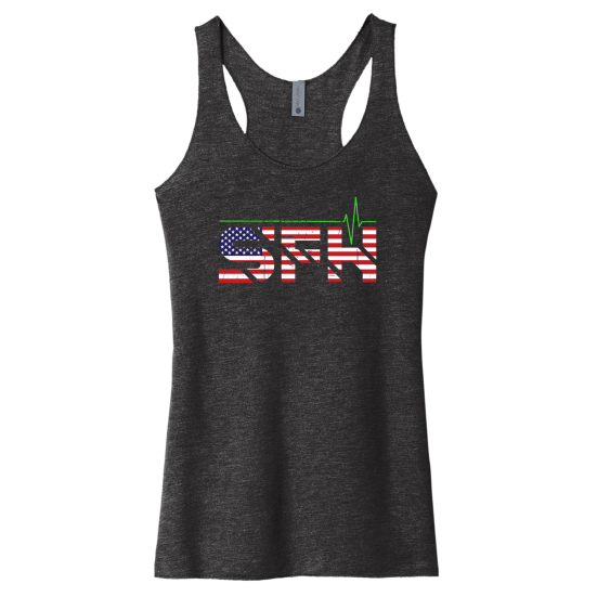 Womens American SFH Racerback Tank