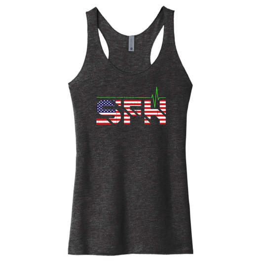 Womens American SFH Racerback Tank