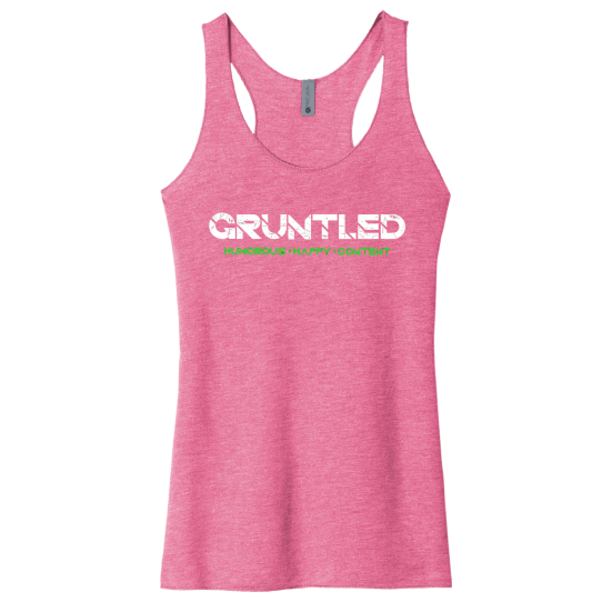 Womens Gruntled Racerback Tank