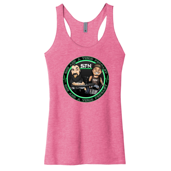 Womens Circle Logo Racerback Tank