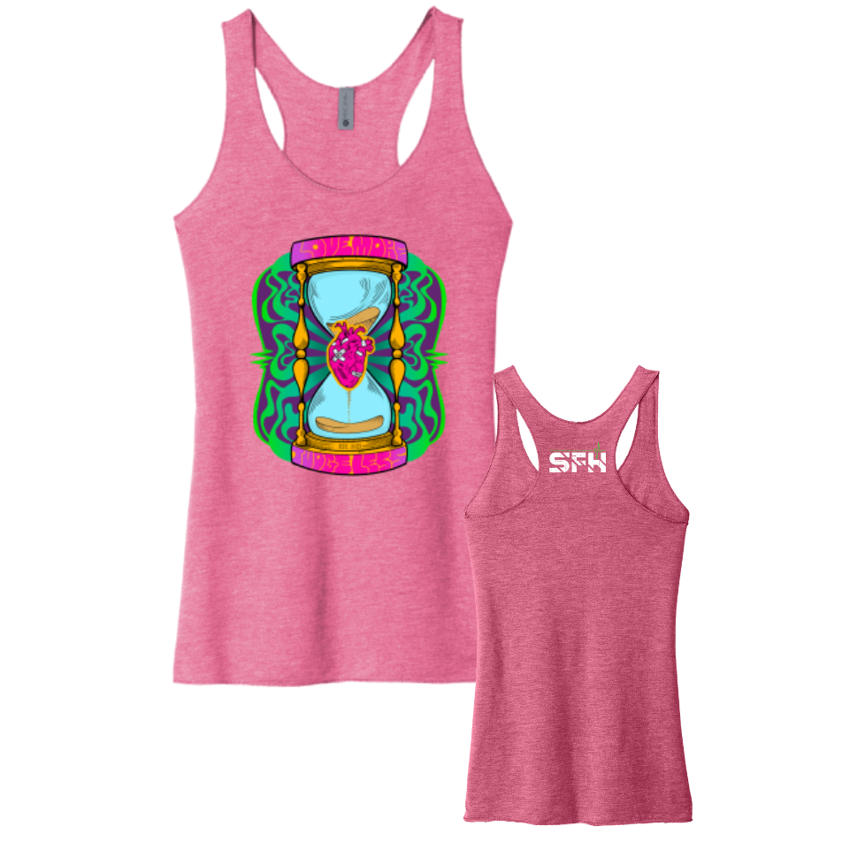 SFH Love More Ladies' Tri Blend Tank
