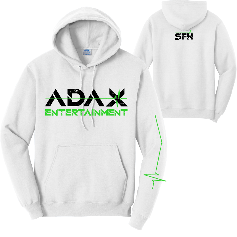 ADAX Entertainment Hoodie White Double