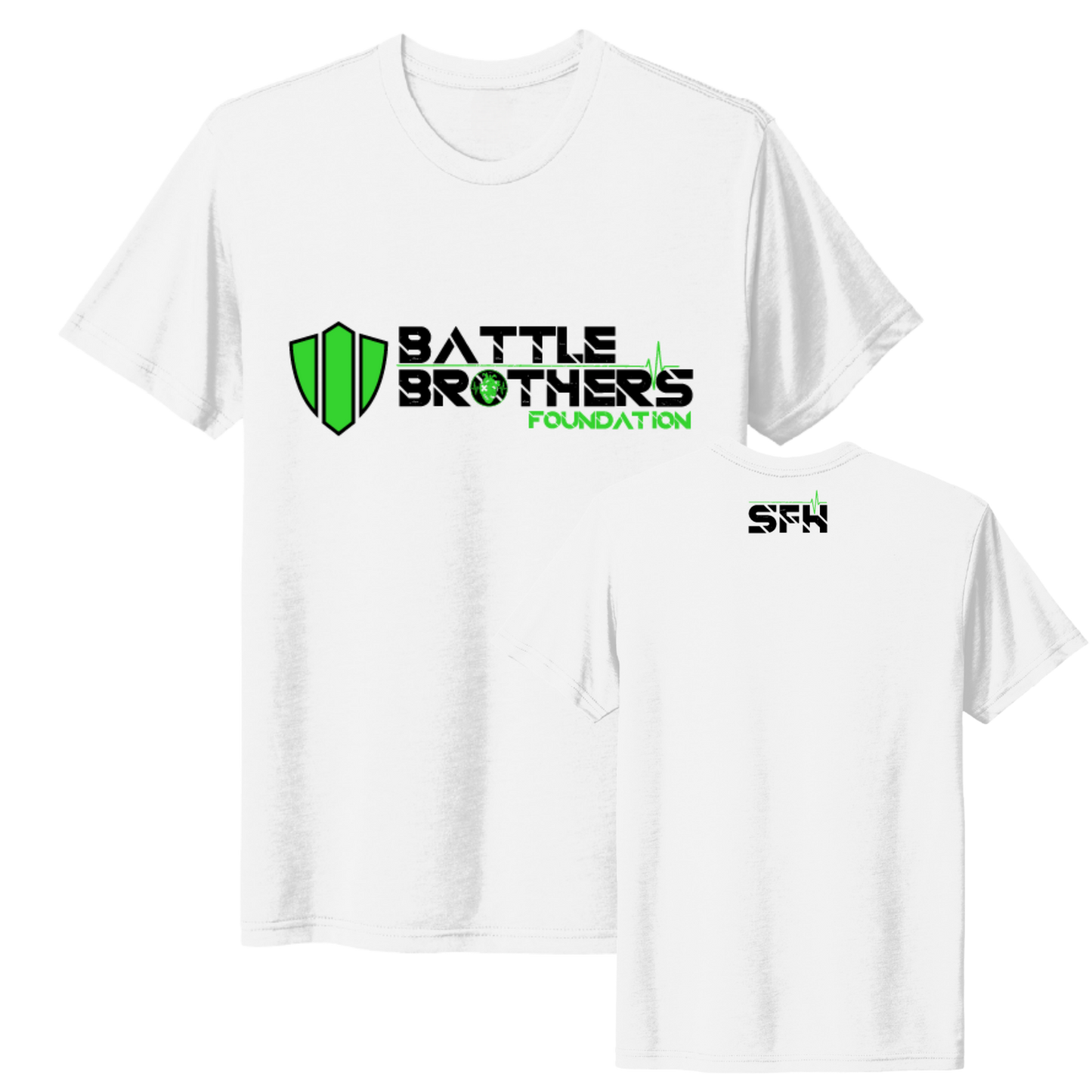 Battle Brothers T-Shirt Double White