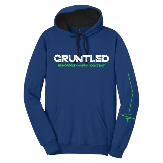 Gruntled Hoodie Blue Front