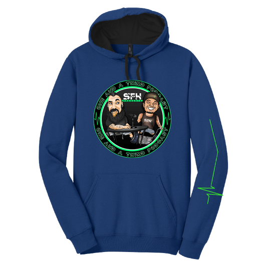 One and a Third Hoodie Blue Front