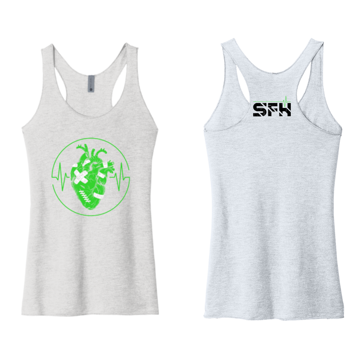 SFH Heart Ladies' Racerback Tank