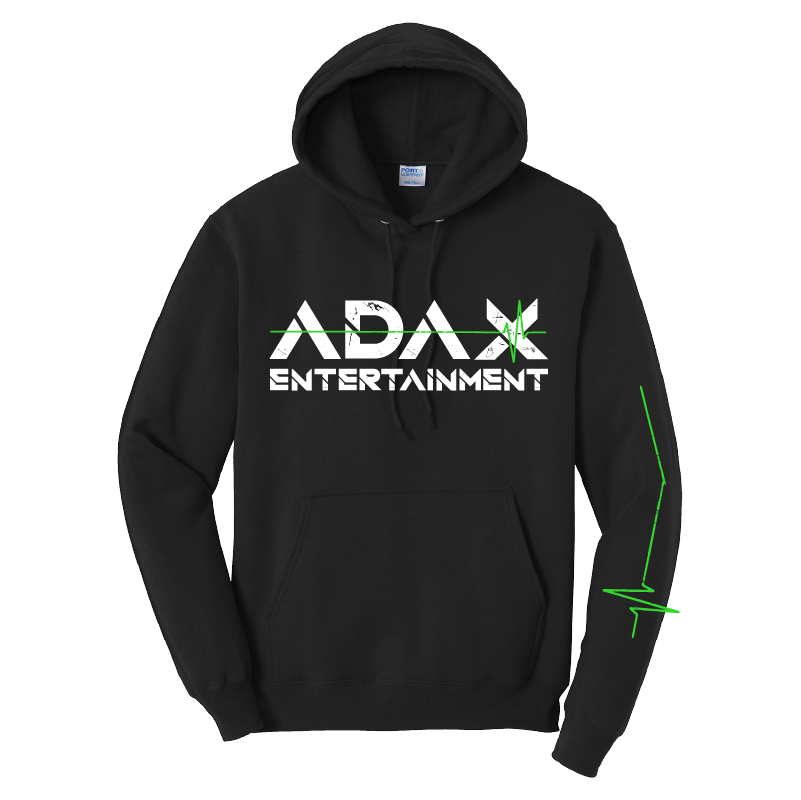 ADAX Entertainment Hoodie Black Front