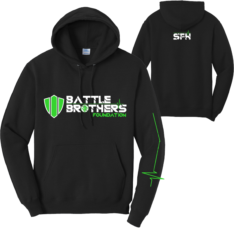Battle Brothers Hoodie Black Double