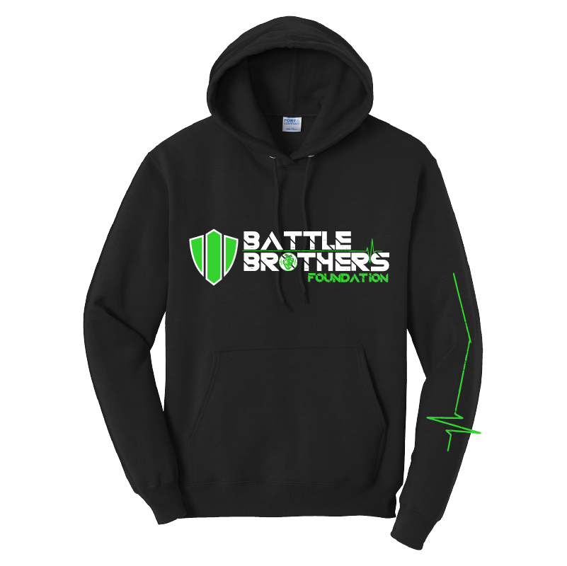 Battle Brothers Hoodie Black Front