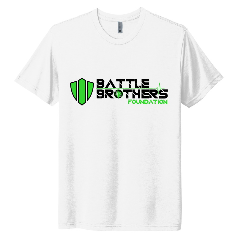 Battle Brothers T-Shirt White Front