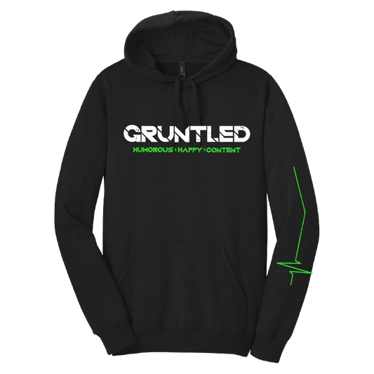 Gruntled Hoodie Black Front