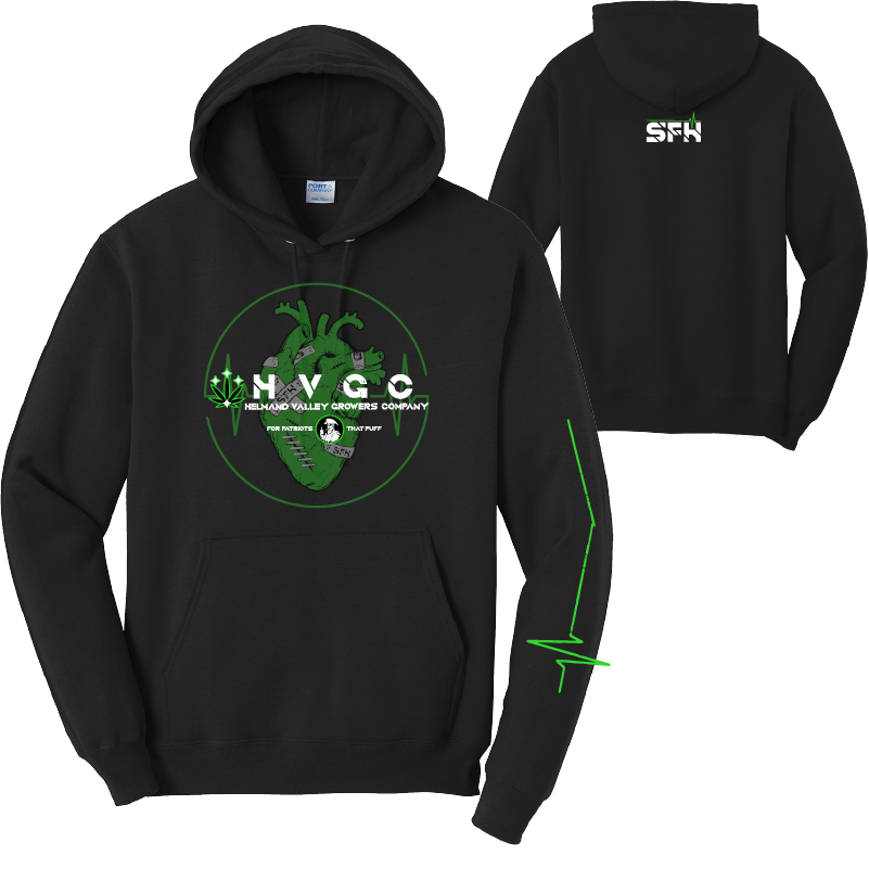 HVGC Hoodie Black Double