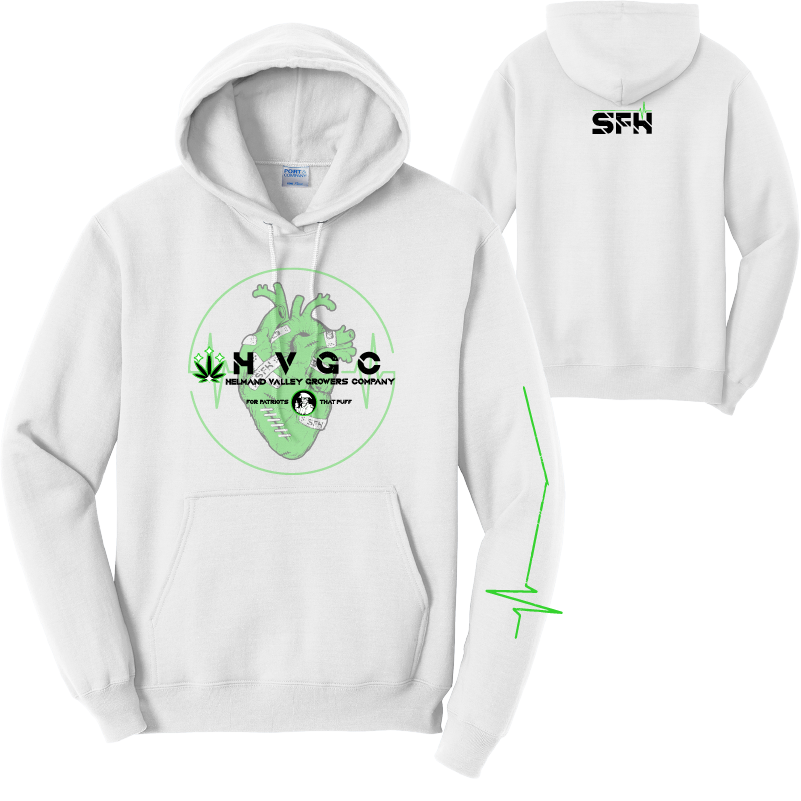 HVGC Hoodie White Double