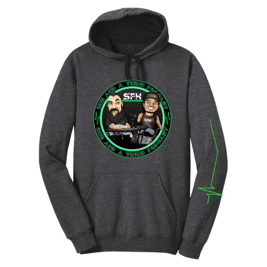 One and a Third Hoodie Gray Front