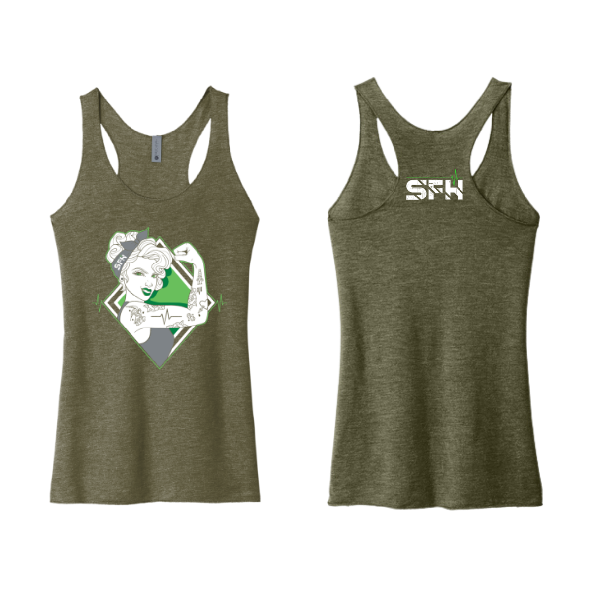 SFH Strongest Ladies' Racerback Tank