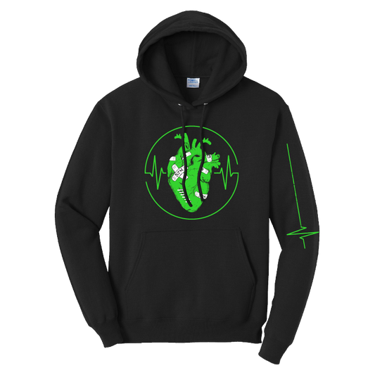 SFH Heart Hoodie Front