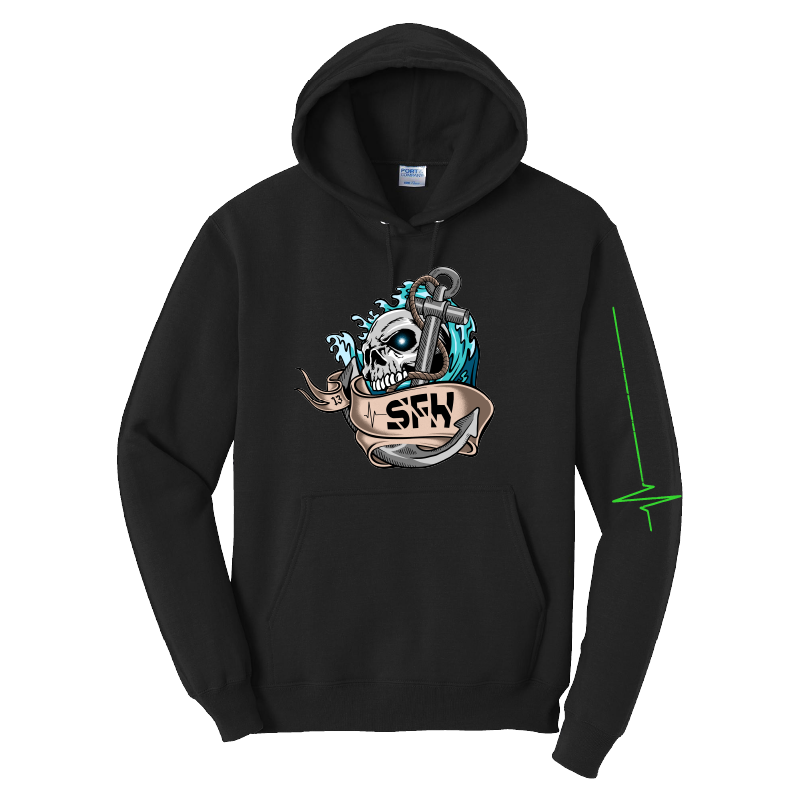 SFH Sailor Skull Hoodie Front