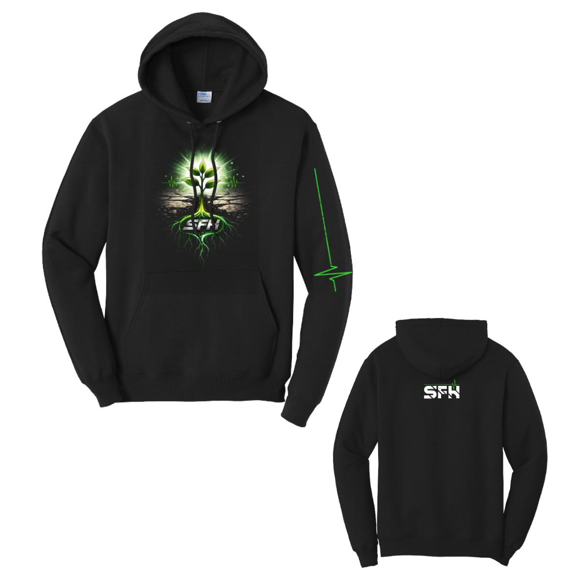 We Are SFH Rooted Energy Hoodie Both